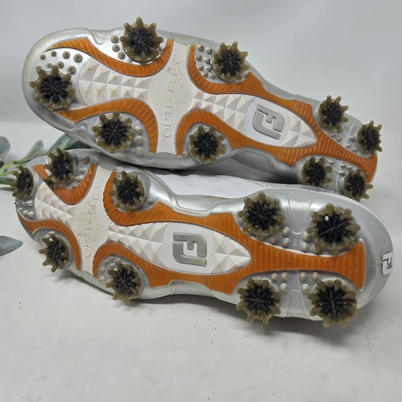 FootJoy D.N.A. Helix Golf Shoes White/Silver Men’s Size 10M - Picture 6 of 8